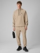 mini: Męska bluza dresowa nierozpinana z kapturem 4F 4FWSS26TSWSM2238 - beżowa (2)