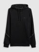 mini: Męska bluza dresowa nierozpinana z kapturem 4F 4FWSS26TSWSM2238 - czarna (7)