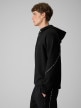 mini: Męska bluza dresowa nierozpinana z kapturem 4F 4FWSS26TSWSM2238 - czarna (3)