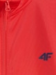 mini: Męska bluza dresowa rozpinana bez kaptura 4F 4FRAW25TSWSM2459 - czerwona (9)