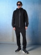 mini: Męska bluza dresowa rozpinana z kapturem 4F 4FRSS26TSWSM2804 - czarna (6)