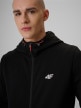 mini: Męska bluza dresowa rozpinana z kapturem 4f 4FRSS26TSWSM2895 - czarna (4)