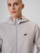 mini: Męska bluza dresowa rozpinana z kapturem 4f 4FRSS26TSWSM2895 - szara (4)