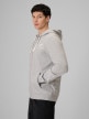 mini: Męska bluza dresowa rozpinana z kapturem 4F 4FRSS26TSWSM2950 - szara (3)