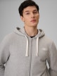 mini: Męska bluza dresowa rozpinana z kapturem 4F 4FRSS26TSWSM2950 - szara (4)