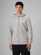 mini: Męska bluza dresowa rozpinana z kapturem 4F 4FRSS26TSWSM2950 - szara (1)