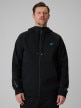 mini: Męska bluza dresowa rozpinana z kapturem 4F 4FRSS26TSWSM2974 - czarna (1)
