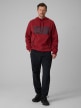 mini: Męska bluza dresowa rozpinana z kapturem 4F 4FRSS26TSWSM2975 - czerwona (5)