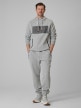mini: Męska bluza dresowa rozpinana z kapturem 4F 4FRSS26TSWSM2975 - szara (5)