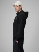 mini: Męska bluza dresowa rozpinana z kapturem 4F 4FRSS26TSWSM3076 - czarna (3)