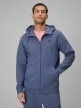 mini: Męska bluza dresowa rozpinana z kapturem 4F 4FRSS26TSWSM3106 - denim (1)