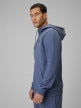 mini: Męska bluza dresowa rozpinana z kapturem 4F 4FRSS26TSWSM3106 - denim (3)
