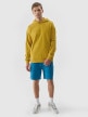 mini: Męska bluza nierozpinana z kapturem 4F 4FWSS24TSWSM0948 - żółta (11)