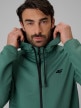 mini: Męska bluza treningowa rozpinana z kapturem 4F 4FRSS26TFSWM0872 - zielona (4)
