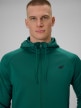 mini: Męska bluza treningowa rozpinana z kapturem 4F 4FWSS26TFSWM632 - zielona (4)