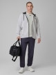 mini: Męska bluza treningowa z kapturem 4F 4FRSS26TFSWM1006 - biała (2)