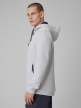 mini: Męska bluza treningowa z kapturem 4F 4FRSS26TFSWM1006 - biała (3)
