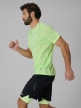 mini: Męska koszulka do biegania 4F 4FWSS26TFTSM1800 - limonkowa (3)