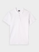 mini: Męska koszulka polo 4F 4FRAW24TPTSM573 - biała  (6)
