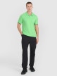 mini: Męska koszulka polo 4F 4FRSS25TPTSM633 - zielona (2)