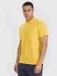  4F Męska koszulka polo 4F 4FRSS25TPTSM635  żółta żółty