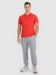 mini: Męska koszulka polo 4F 4FWMM00TPTSM367 - czerwona (5)