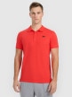 mini: Męska koszulka polo 4F 4FWMM00TPTSM367 - czerwona (1)