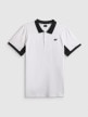 mini: Męska koszulka polo 4F 4FWSS26TPTSM0769 - biała (1)