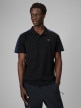  4F Męska koszulka polo 4F 4FWSS26TPTSM636  czarna Czarny