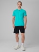 mini: Męska koszulka treningowa 4F 4FRSS26TFTSM2343 - turkusowa (5)