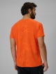 mini: Męska koszulka treningowa 4F 4FWSS26TFTSM1777 - pomarańczowa (6)