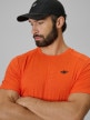 mini: Męska koszulka treningowa 4F 4FWSS26TFTSM1778 - pomarańczowa (4)
