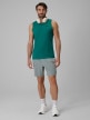 mini: Męska koszulka treningowa bez rękawów 4F 4FRSS26TFSLM1109 - zielona (5)