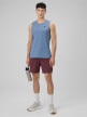 mini: Męska koszulka treningowa bez rękawów 4F 4FWSS26TFSLM0744 - denim (6)