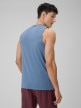 mini: Męska koszulka treningowa bez rękawów 4F 4FWSS26TFSLM0744 - denim (7)