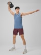 mini: Męska koszulka treningowa bez rękawów 4F 4FWSS26TFSLM0744 - denim (5)