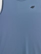 mini: Męska koszulka treningowa bez rękawów 4F 4FWSS26TFSLM0744 - denim (9)