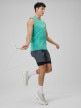 mini: Męska koszulka treningowa bez rękawów 4F 4FWSS26TFSLM0744 - miętowa (5)