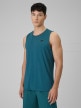 mini: Męska koszulka treningowa bez rękawów 4F 4FWSS26TFSLM0744 - turkusowa (1)