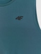 mini: Męska koszulka treningowa bez rękawów 4F 4FWSS26TFSLM0744 - turkusowa (8)