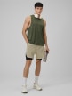 mini: Męska koszulka treningowa bez rękawów 4F 4FWSS26TFSLM0877 - khaki (2)