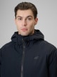 mini: Męska kurtka parka przejściowa 4F 4FRSS26TTJAM1246 - czarna (4)