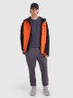 mini: Męska kurtka przejściowa 4F 4FRAW25TTJAM0963 - pomarańczowa (2)