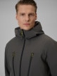 mini: Męska kurtka przejściowa 4F 4FWSS26TTJAM1122 - szara (4)