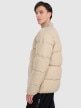 mini: Męska kurtka puchowa pikowana 4F 4FWAW25TDJAM0709 - beżowa (3)