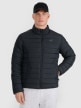 mini: Męska kurtka puchowa pikowana 4F 4FWAW25TDJAM597 - czarna (1)