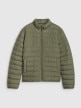 mini: Męska kurtka puchowa pikowana 4F 4FWAW25TDJAM597 - oliwkowa (7)