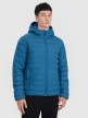  4F Męska kurtka puchowa pikowana 4F 4FWAW25TDJAM598  niebieska Niebieski
