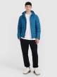 mini: Męska kurtka puchowa pikowana 4F 4FWAW25TDJAM598 - niebieska (2)