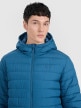 mini: Męska kurtka puchowa pikowana 4F 4FWAW25TDJAM598 - niebieska (4)